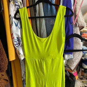Unitard never worn lime green